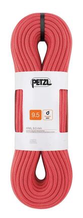 Petzl Arial 9,5 mm Corde Unisexe en Rouge - 60 Mètres pour Escalade