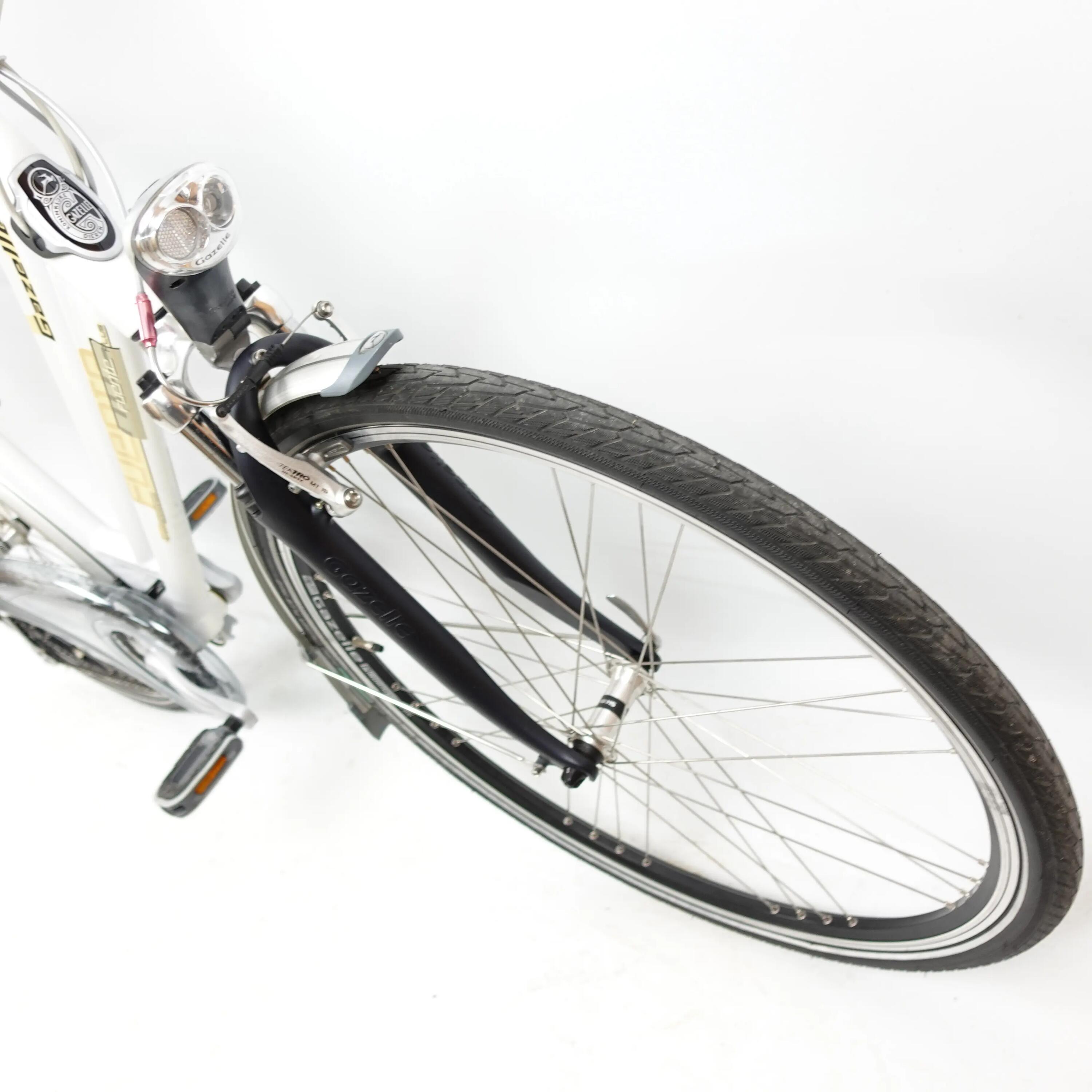 Reconditionné - Vélo de Randonnée - Gazelle Fuente Plus Blanc - Très bon 7/7