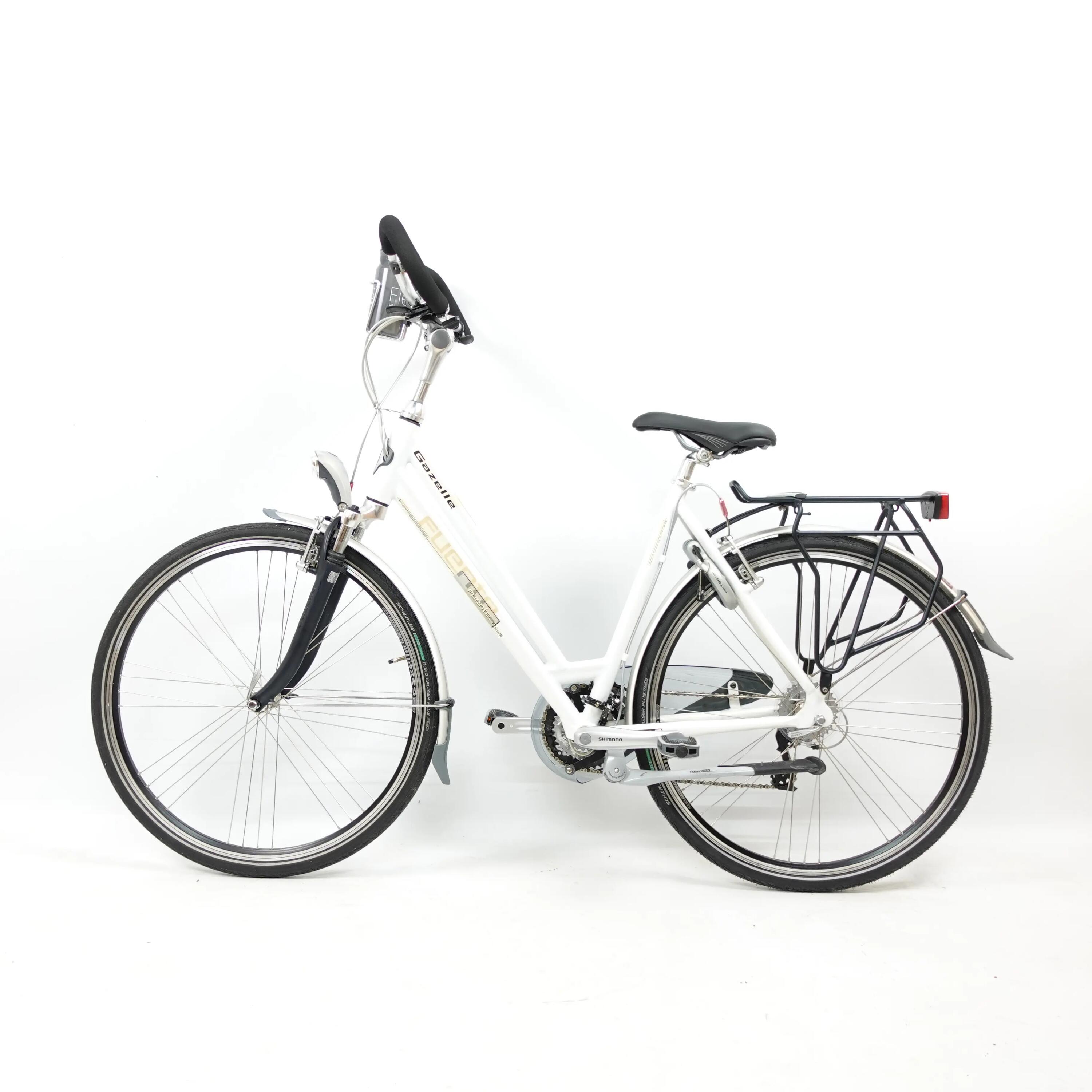 Reconditionné - Vélo de Randonnée - Gazelle Fuente Plus Blanc - Très bon 3/7