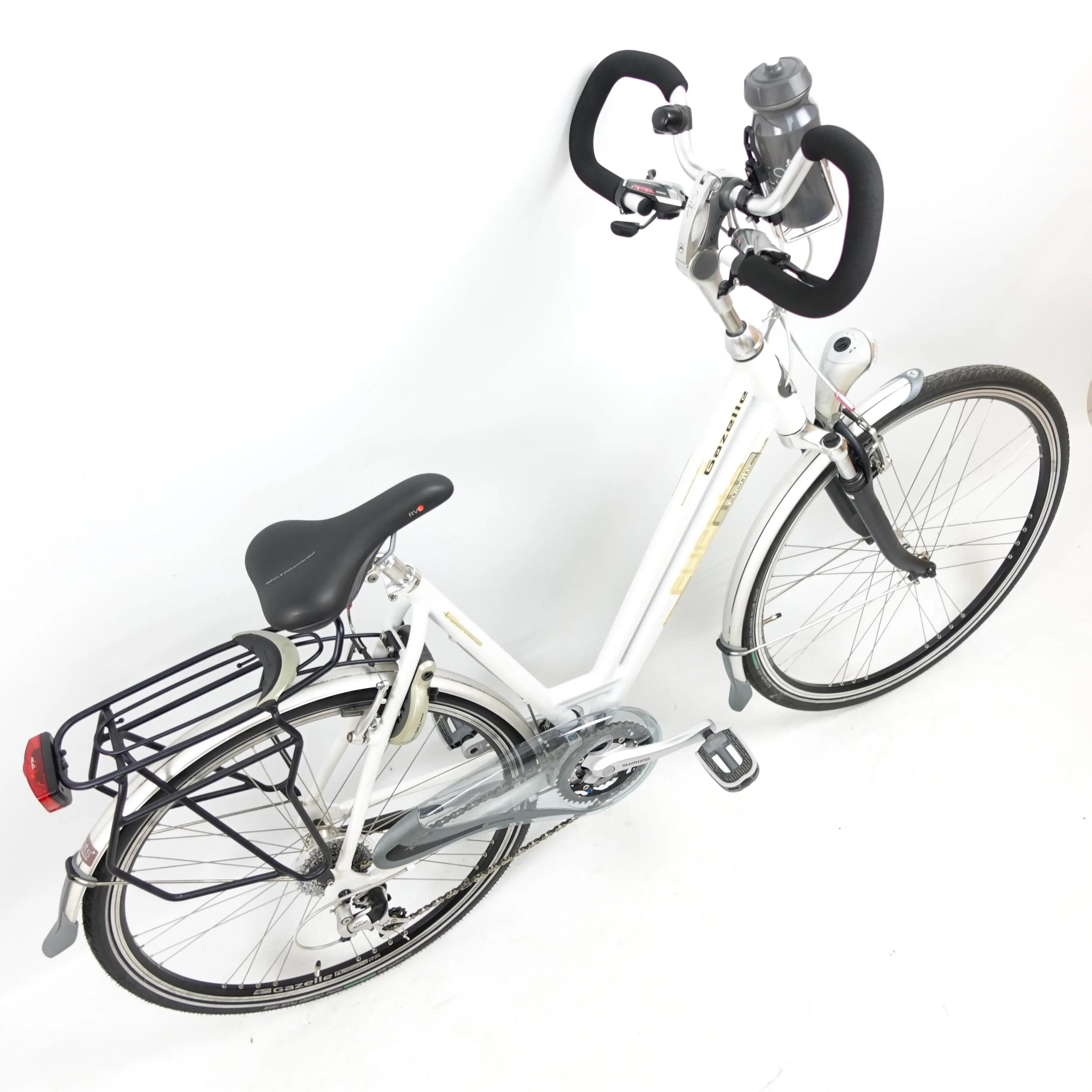 Reconditionné - Vélo de Randonnée - Gazelle Fuente Plus Blanc - Très bon 2/7
