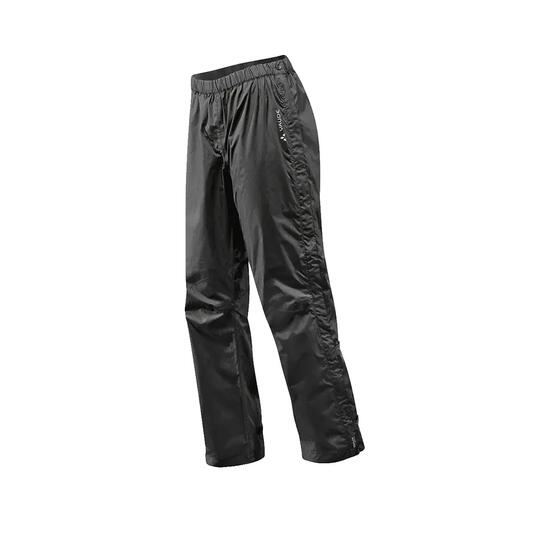 Pantalon de pluie Vaude Fluid Full Zip II Noir