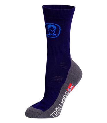 Chaussettes de randonnée enfant mi-hautes magenta