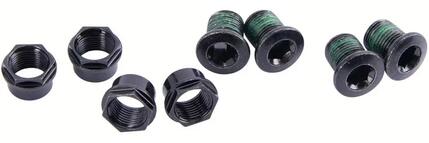 SRAM CRANK CHAINRING BOLT KIT 4-ARM LONG STEEL BLACK EMTB (104BCD) - visserie po