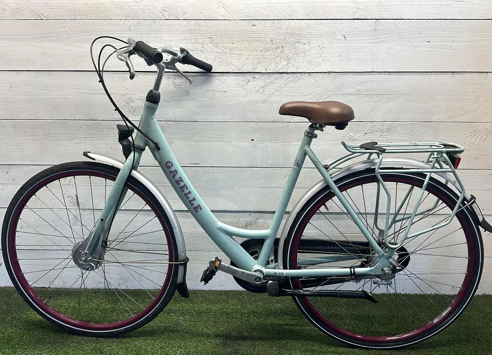 Second Life - Gereviseerd Gazelle stadsfiets bike, groen 2/2