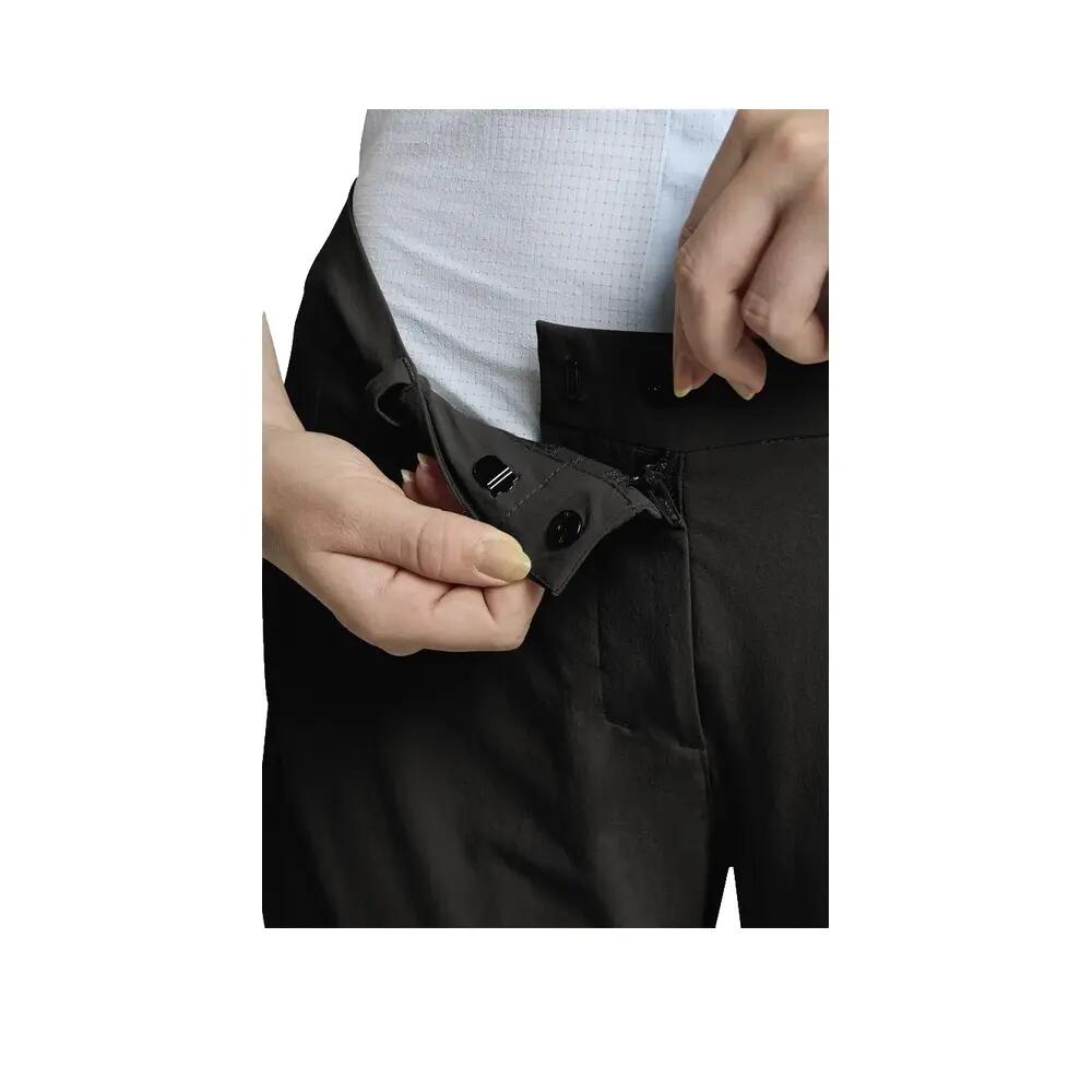 Pantalona de caminhada Jack Wolfskin Hikeout Negra 5/7