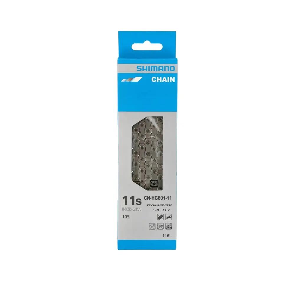 SHIMANO Catena DEORE CN-HG601 11 velocità 116 maglie perno rivetto - Catena cicl 6/7
