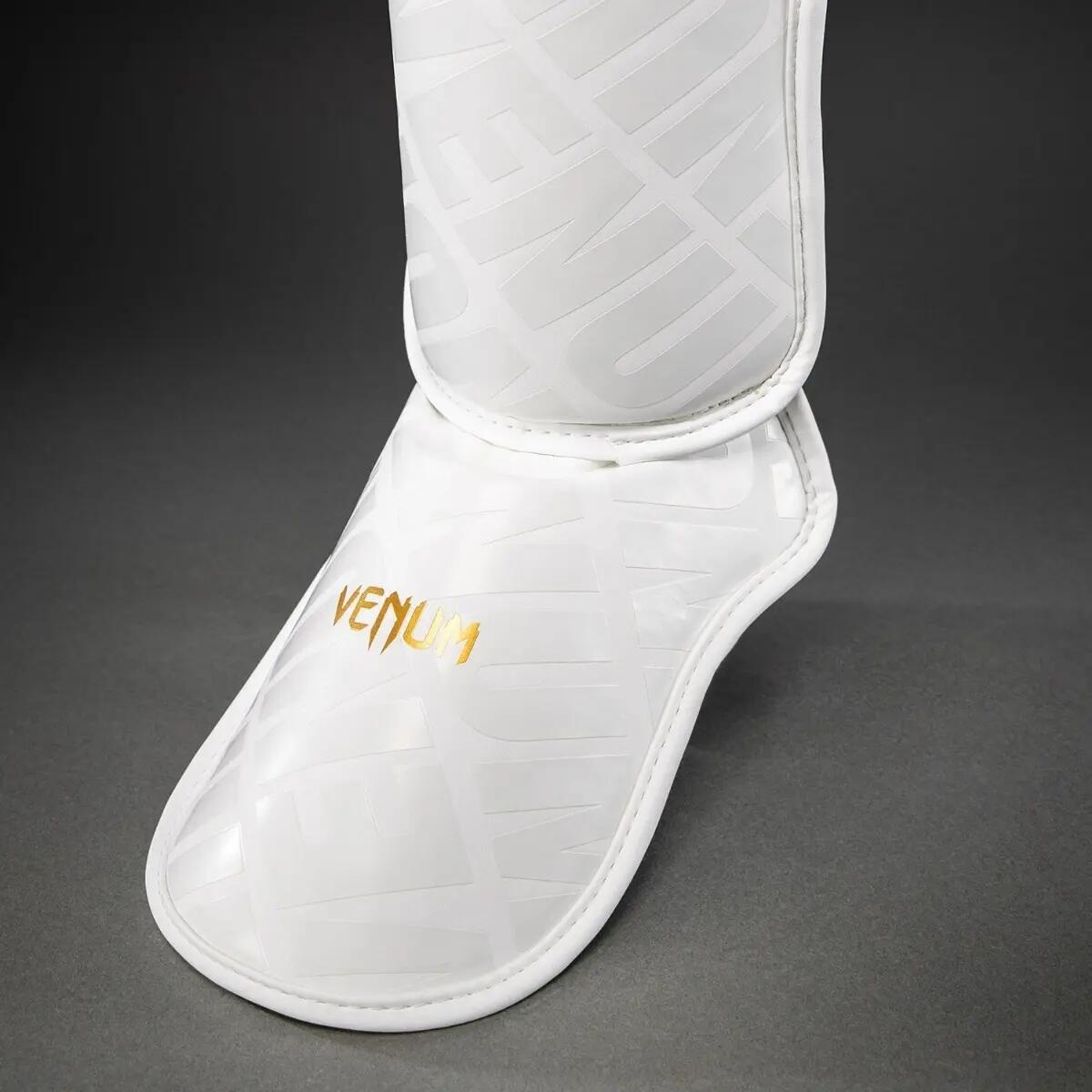 Shin Guards Venum Contender 1.5 XT 3D White/Gold XL 3/4