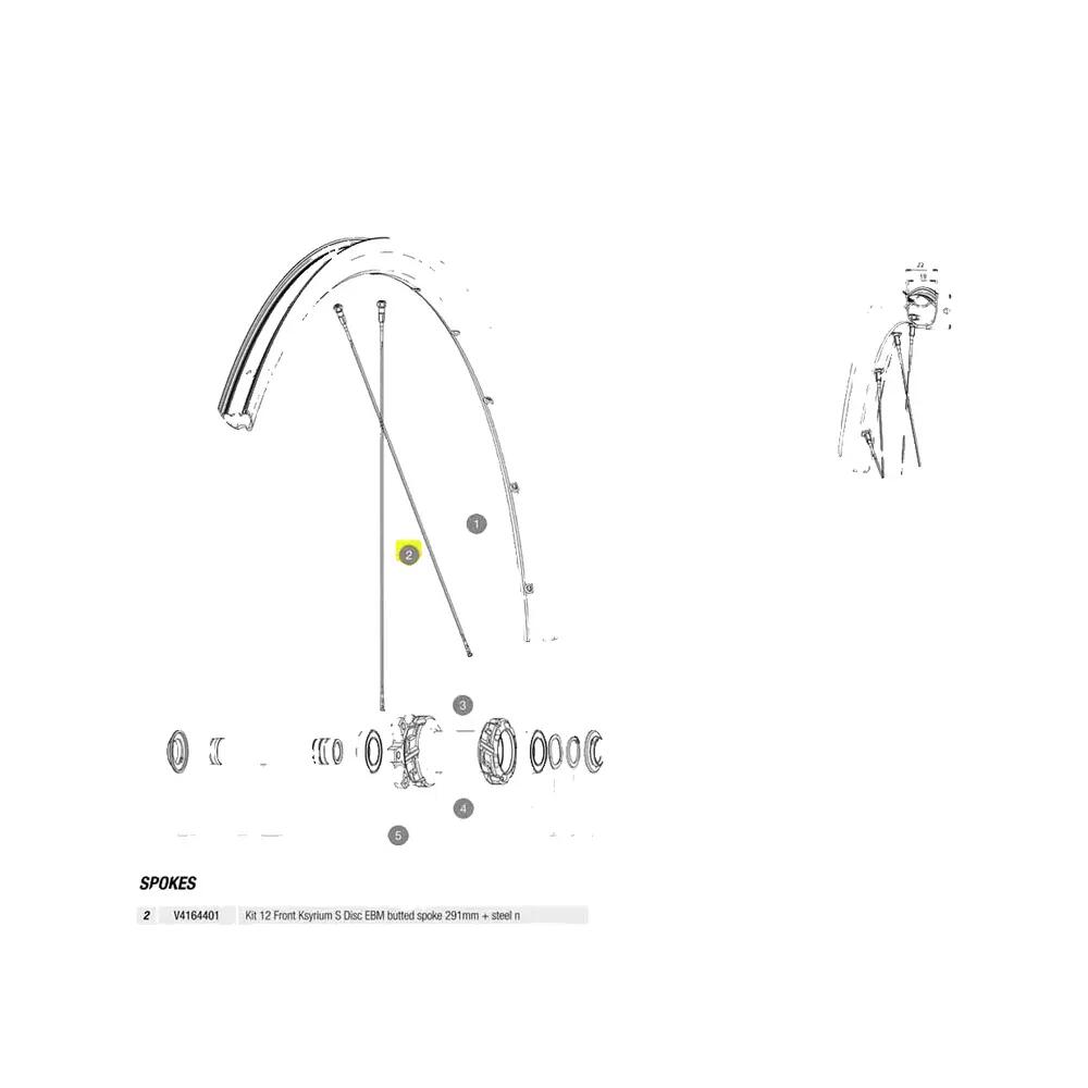 Rayons Mavic Ksyrium S Disc 12 sztuk 2/2