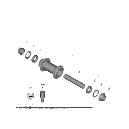 Fahrradteil Shimano Y3KG9802T Dichtung