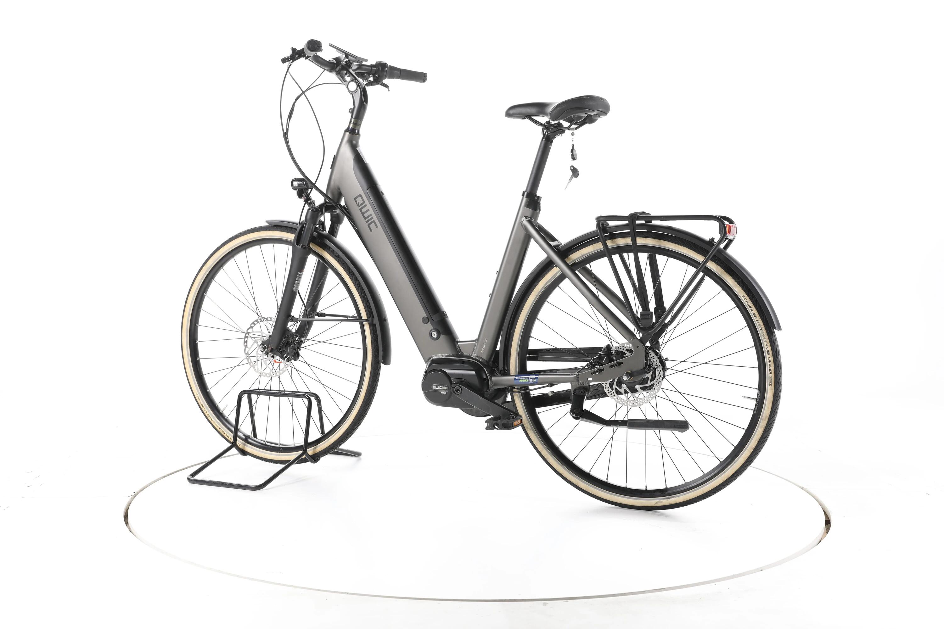 Second Life - QWIC Premium i MN7+ City E-Bike Niska rama - Bardzo dobry stan 7/7