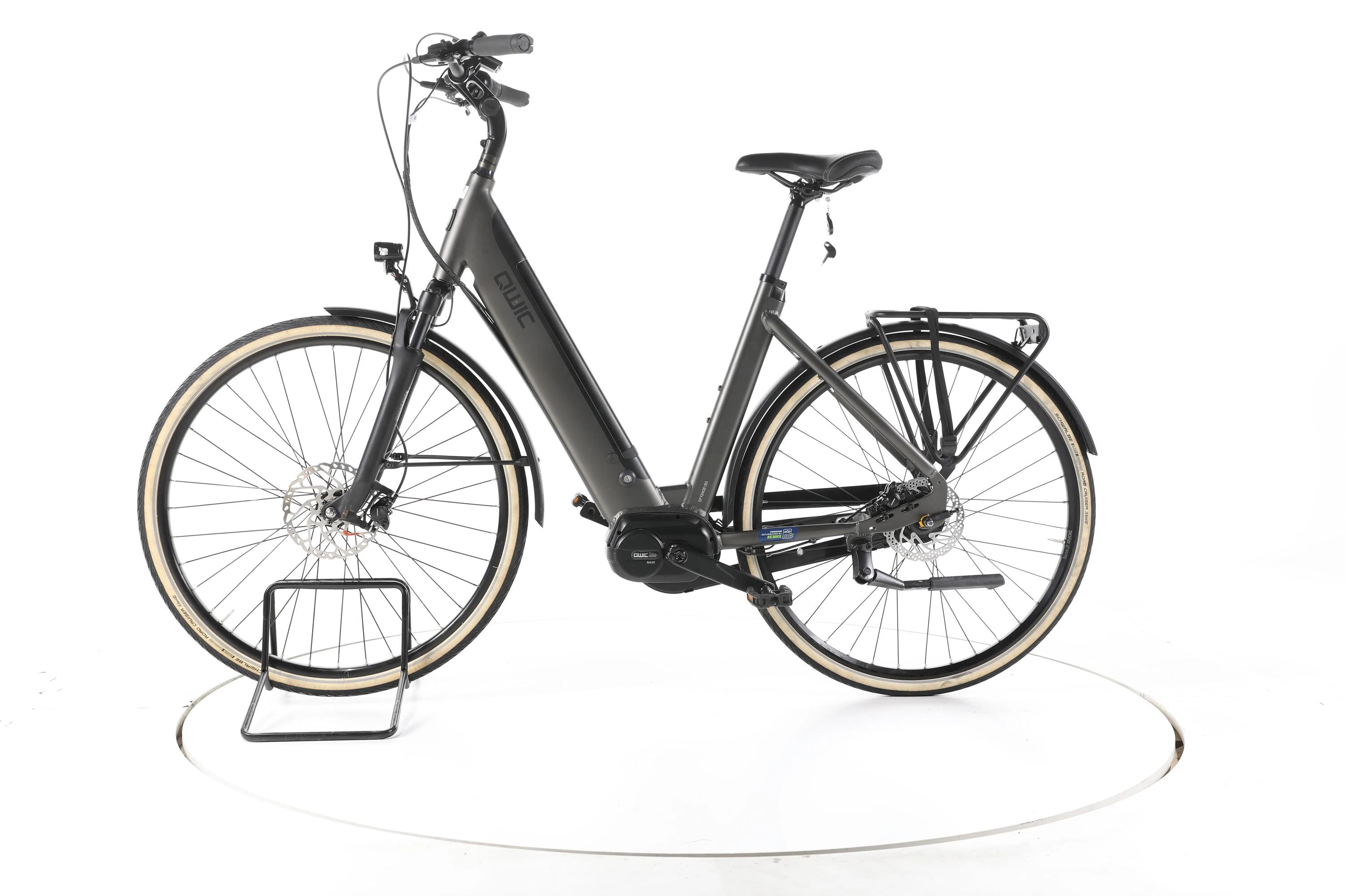 Second Life - QWIC Premium i MN7+ City E-Bike Niska rama - Bardzo dobry stan 6/7