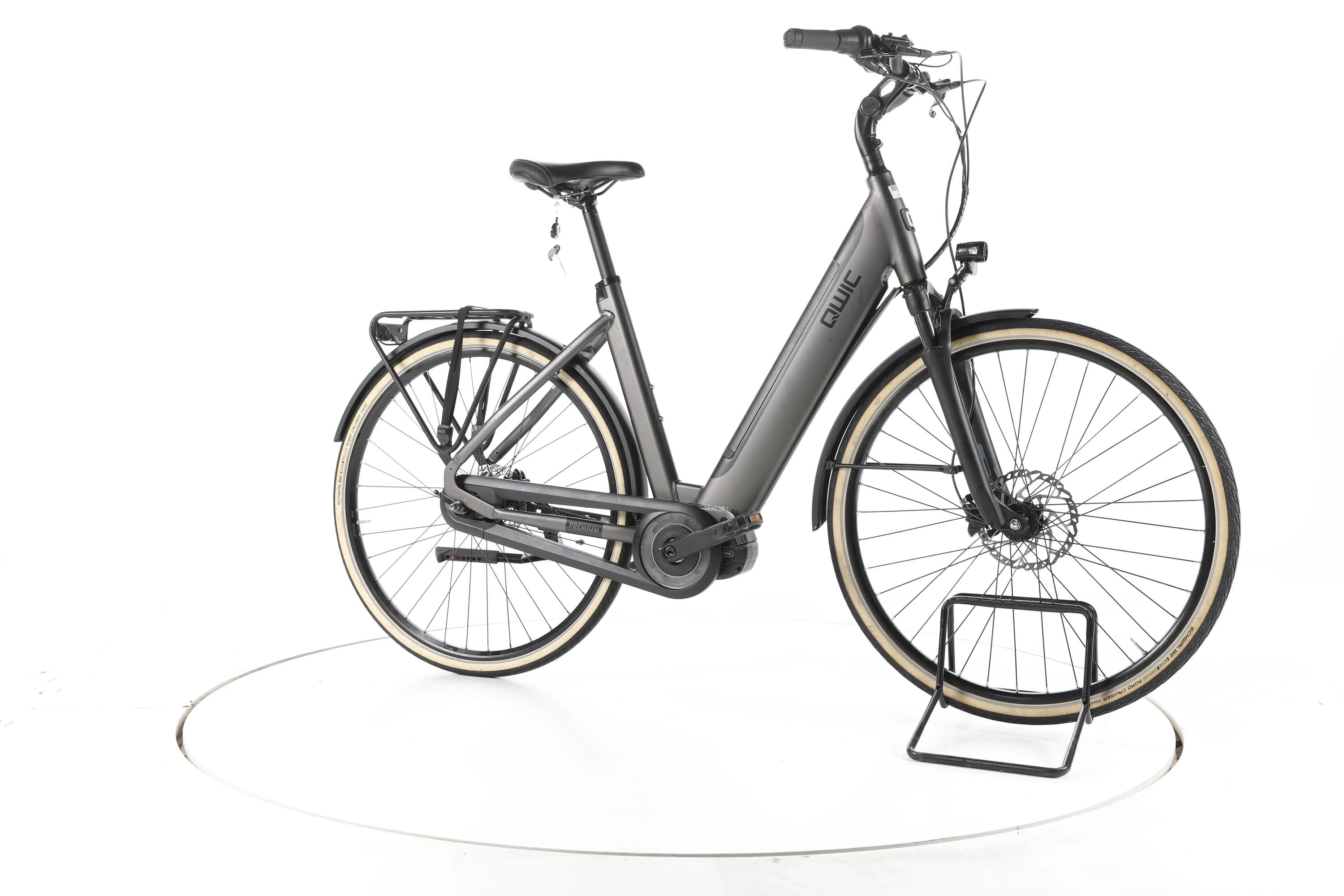 Second Life - QWIC Premium i MN7+ City E-Bike Niska rama - Bardzo dobry stan 2/7