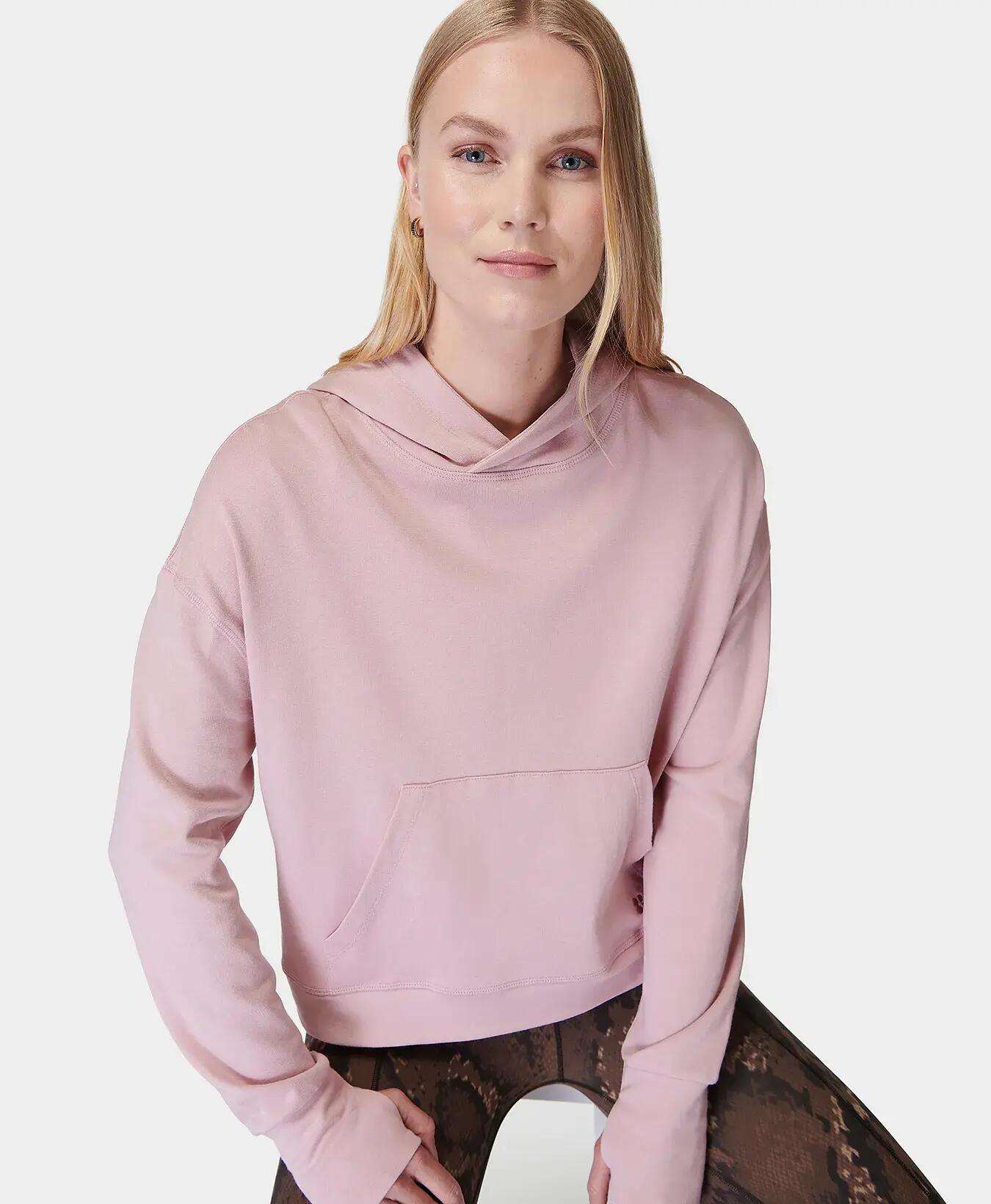 Sweaty Betty After Class Hoody Trui PASTELROZE XL 6/7