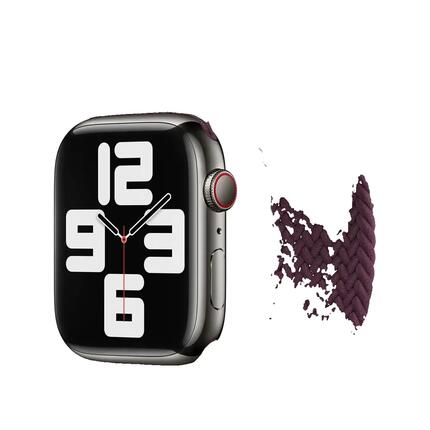 Pulsera Apple Watch Boucle trenzada Cereza oscura