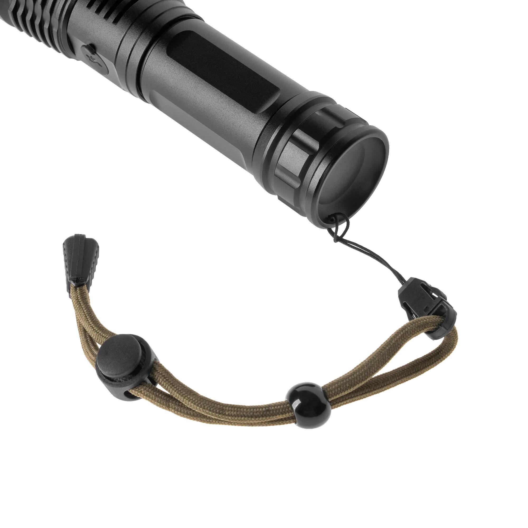 Akumulatorowa latarka LED Rebel 10 W zoom aluminium 1000 lm IP65 USB-C 6/7