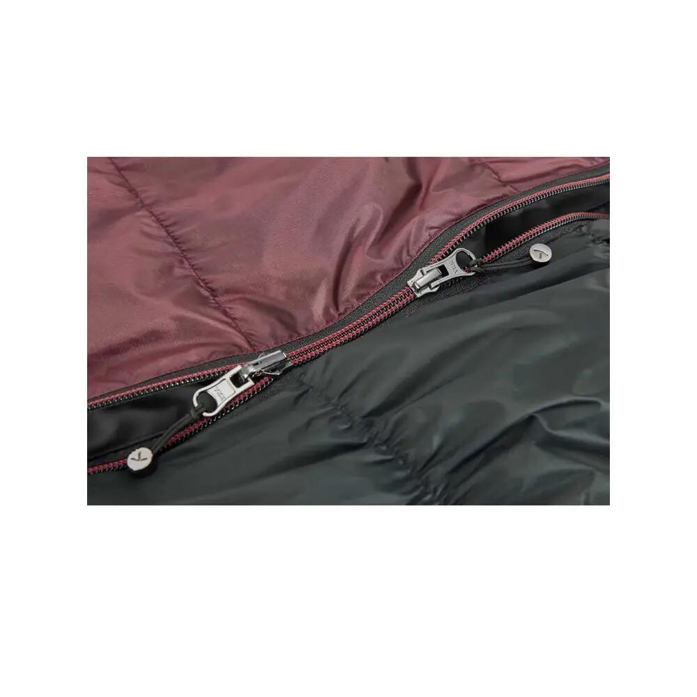 Sac de couchage Nordisk Voyage 300 Rouge/Noir 7/8