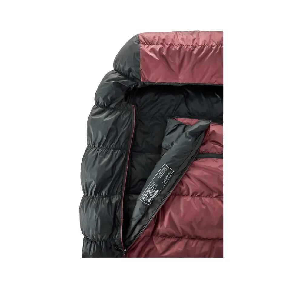 Sac de couchage Nordisk Voyage 300 Rouge/Noir 5/8