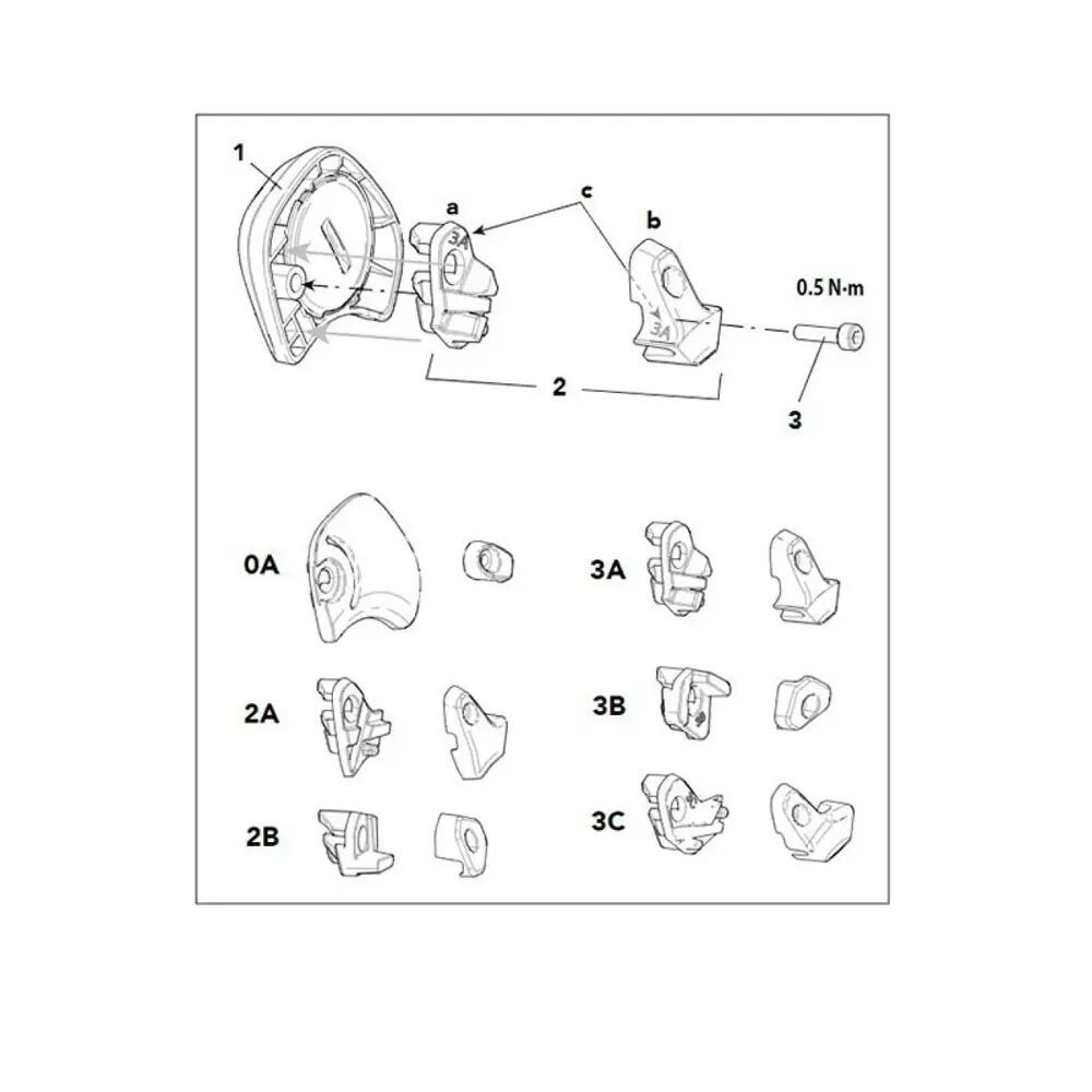 Conjunto de adaptadores Cannondale para Wheel Sensor 3/3