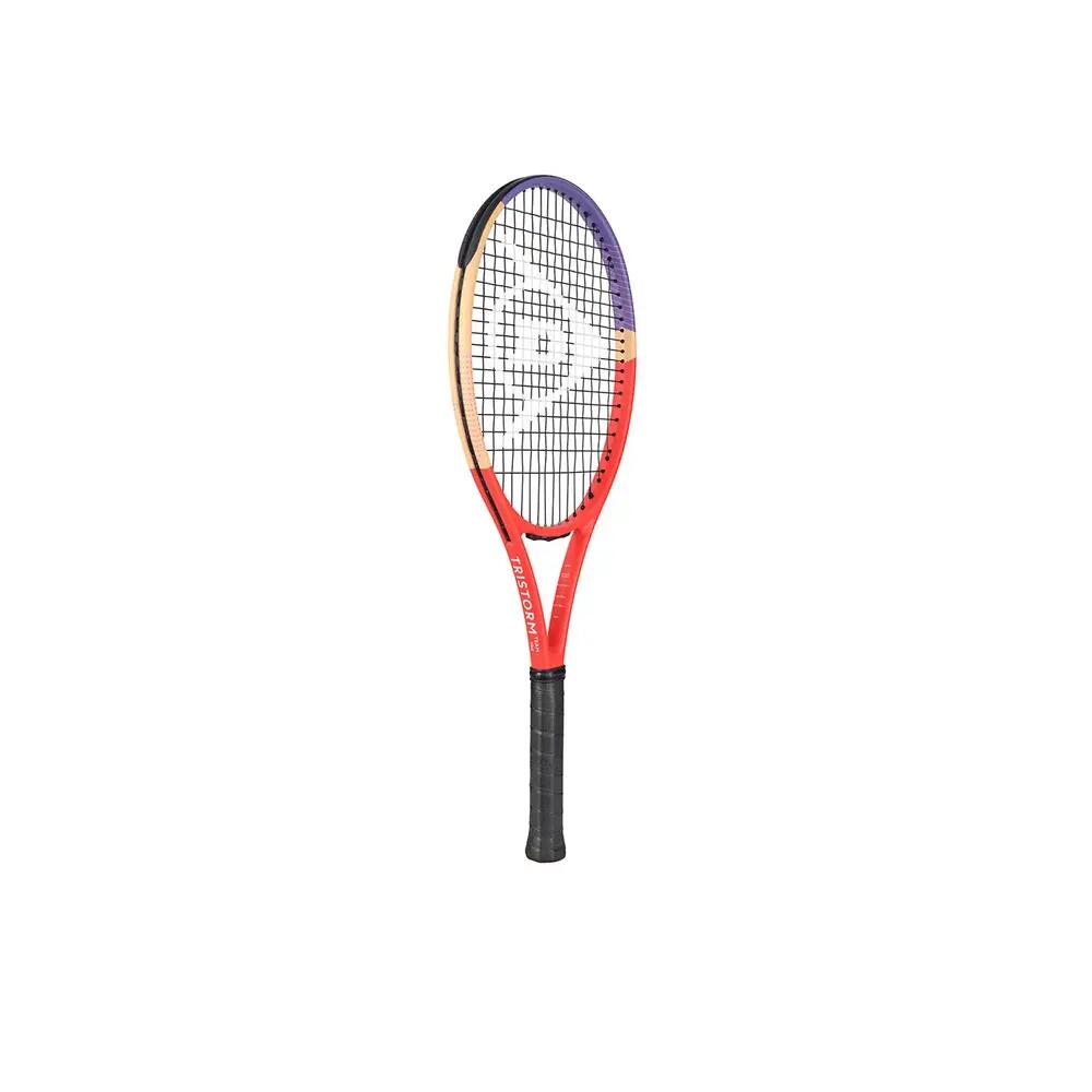 Raquete de ténis Dunlop Tristorm Team 100 Vermelha/Pêssego/Violeta 2/2