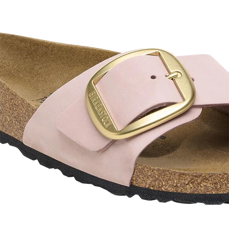 Sandali Birkenstock Madrid Big Buckle Donna in Pelle Nubuck Stretta 7/7