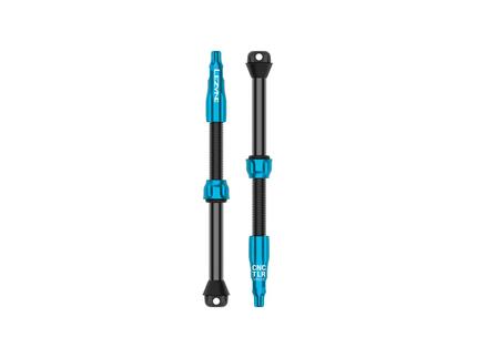 Valve tubeless Presta CNC Pro bleue