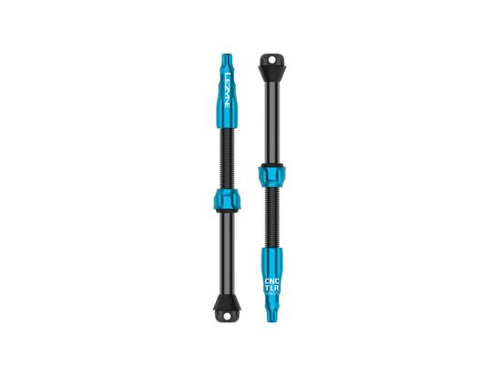 Valve tubeless Presta CNC Pro bleue
