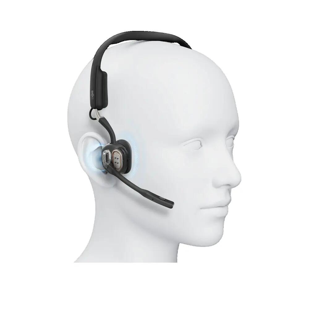 Hoofdtelefoon Shokz OpenMeet conduction osseuse Noir 3/3