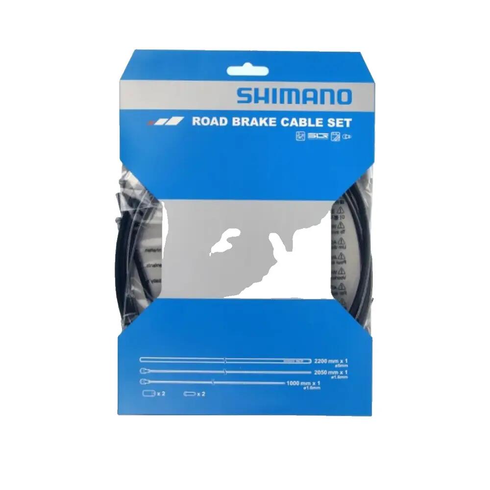 Kit di cavi freno Shimano Acciaio 2/2
