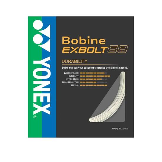 Raquette de badminton Yonex Exbolt 68 200m Blanc
