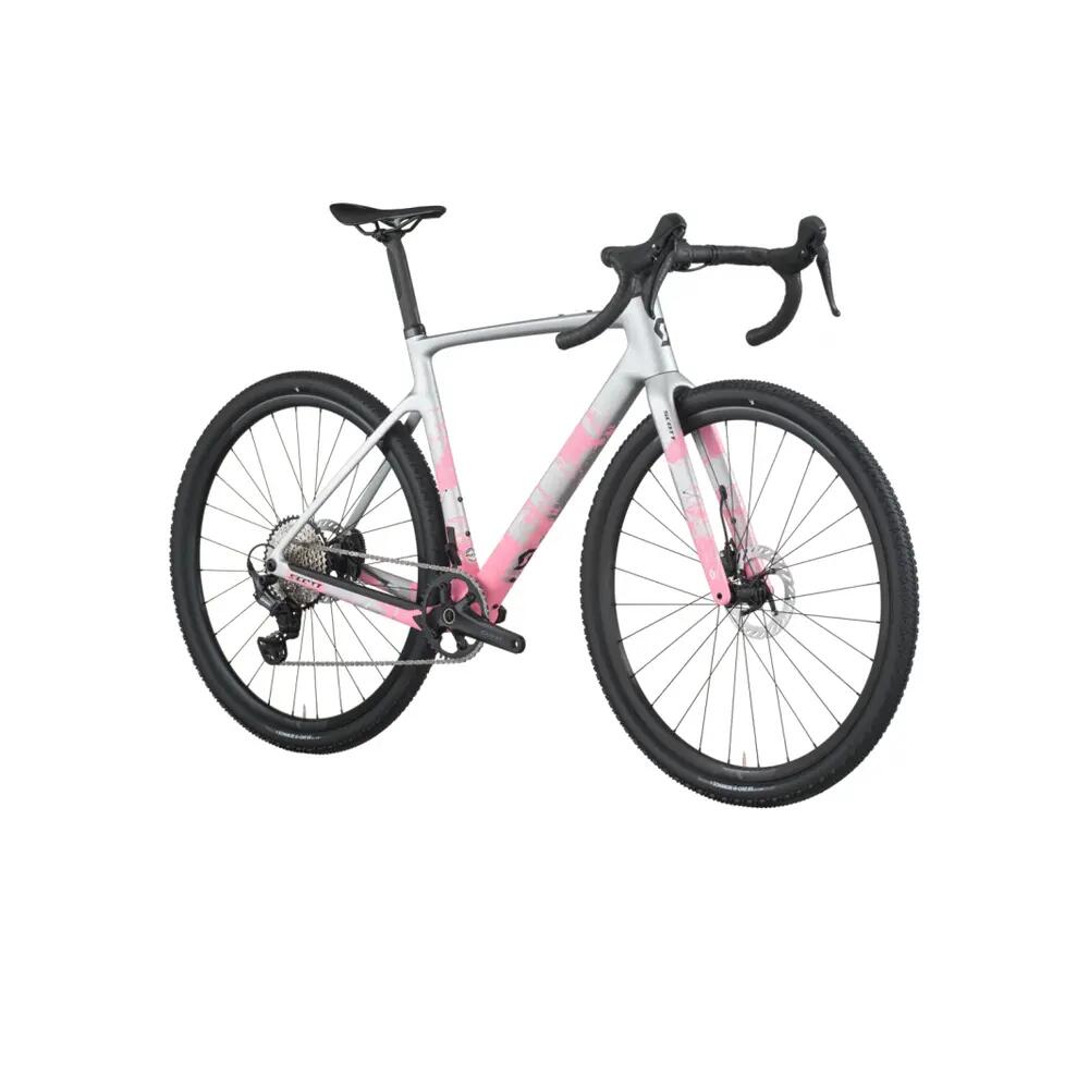 Bicicletta da gravel Scott Addict Gravel 30 Grigio/Rosa 10/10