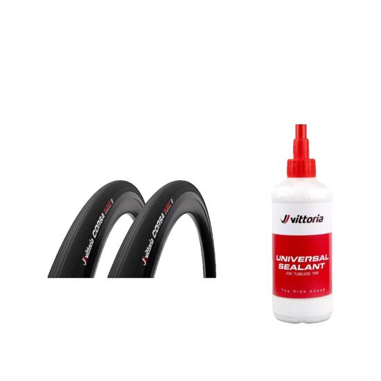 Bicicleta de carretera Vittoria Corsa N.Ext Tubeless 28 mm Negro