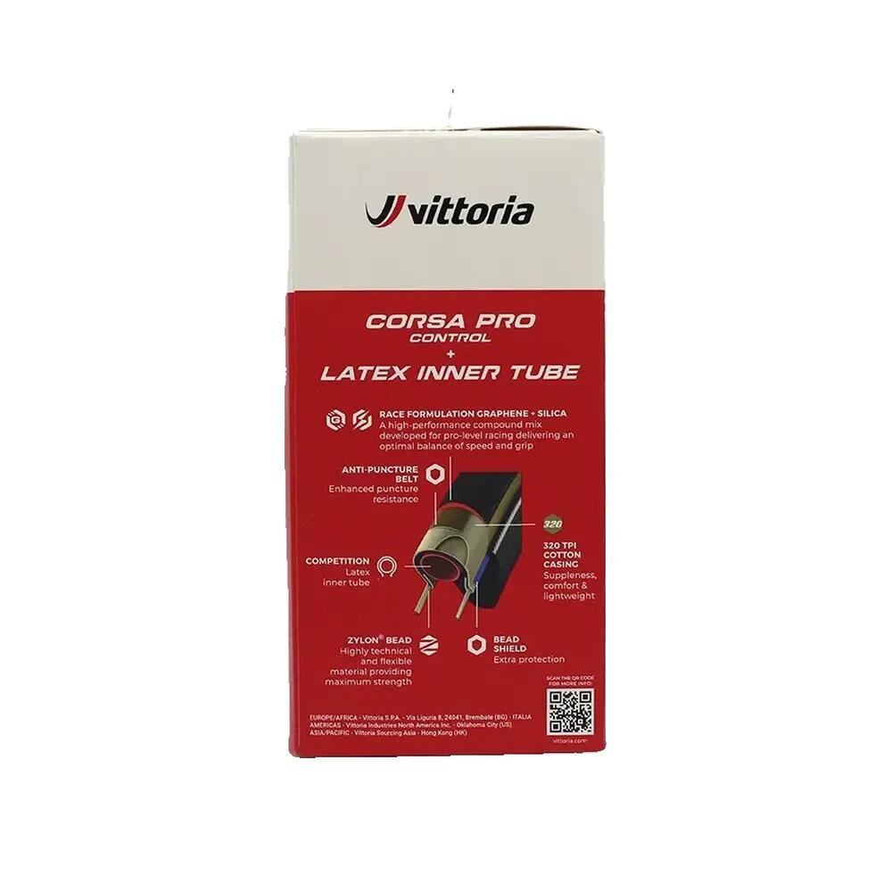 Opona rowerowa Vittoria Corsa PRO Control Beżowa 8/10