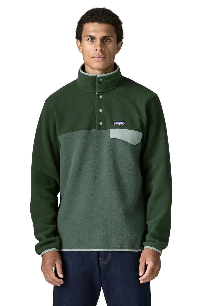 Bluză de drumeție pentru bărbați Lightweight Synchilla Snap-T Pullover