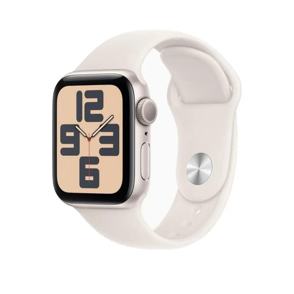 Apple SE 3 Starlight Aluminium Smart Watch with Starlight Sport Band 3/8