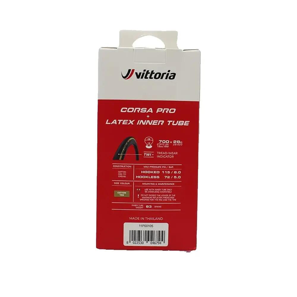 Vélo de route Vittoria Corsa Pro G2.0 — avec tube en latex 8/10