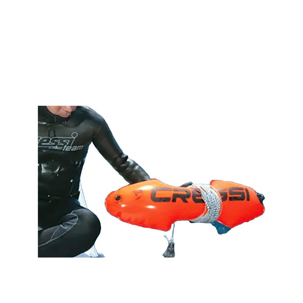 Bojka sygnalizacyjna Cressi Torpedo Pomarańczowa 6/9