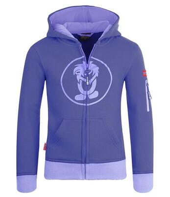 Hoodie Pullover mit Kapuze Sortland Kirschrot/Koralle