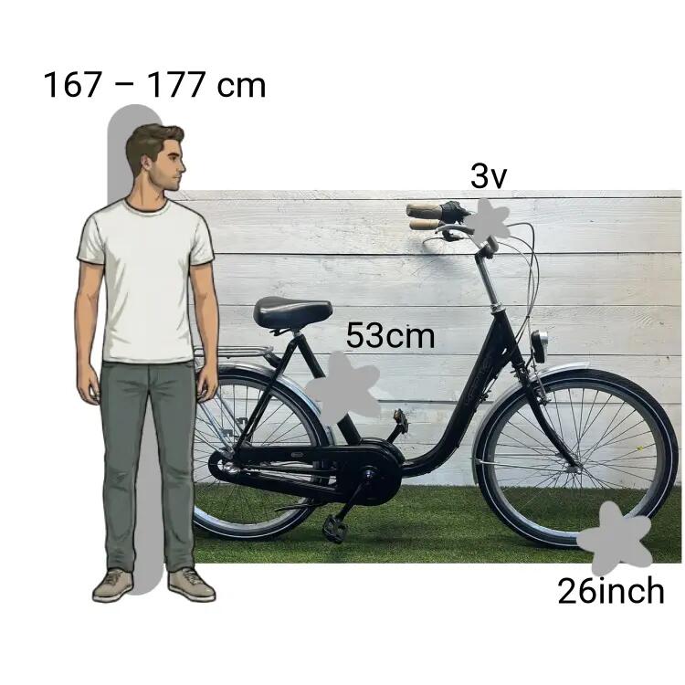 Gebraucht Kaptein Moederfiets Extra Lage Instap 2/4