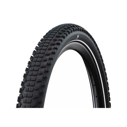 Pneu de vélo Schwalbe Hybrid 365 Johnny Watts Plus Schwarz/Silber