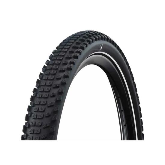 Pneu de vélo Schwalbe Hybrid 365 Johnny Watts Plus Schwarz/Silber