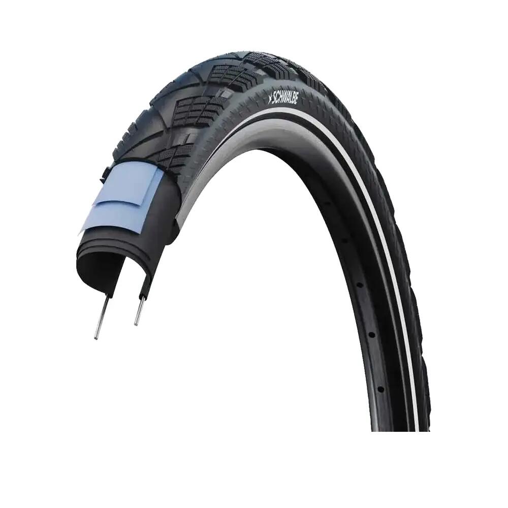 Pneu de vélo Schwalbe Marathon Efficiency Addix Green Raceguard 2/3