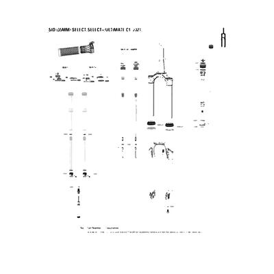 Forcella per bicicletta RockShox SID SL/Ultimate 44 mm