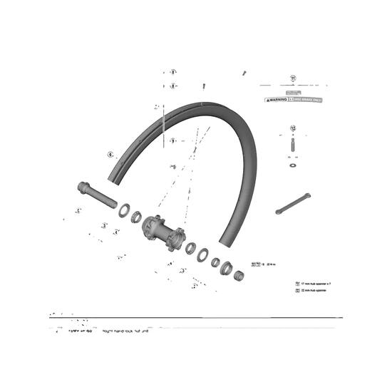 Nakretka zamek prawa Shimano WH-R9270-C36-TL