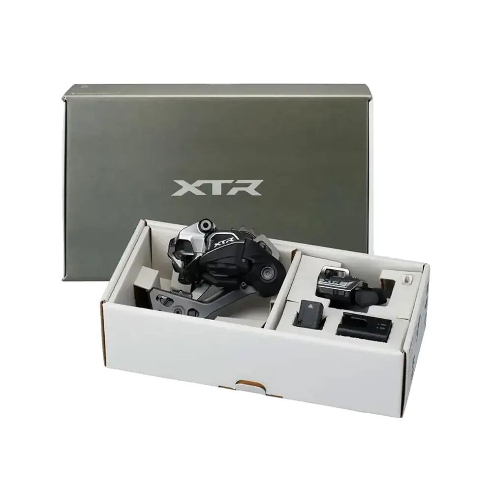 Kit de atualização Shimano XTR Di2 M9250 Preto/Prata 7/7