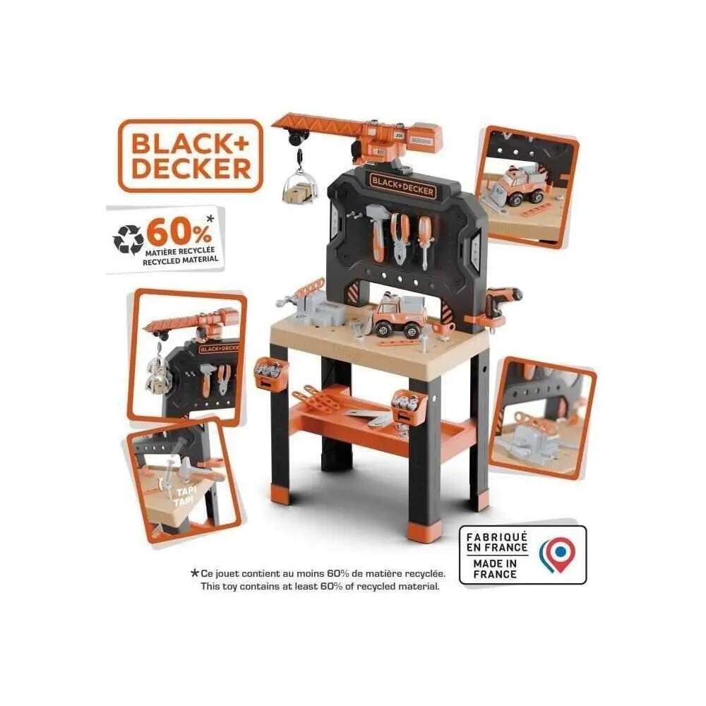 Établi enfant Black+Decker Bricolo Builder recyclé 6/6