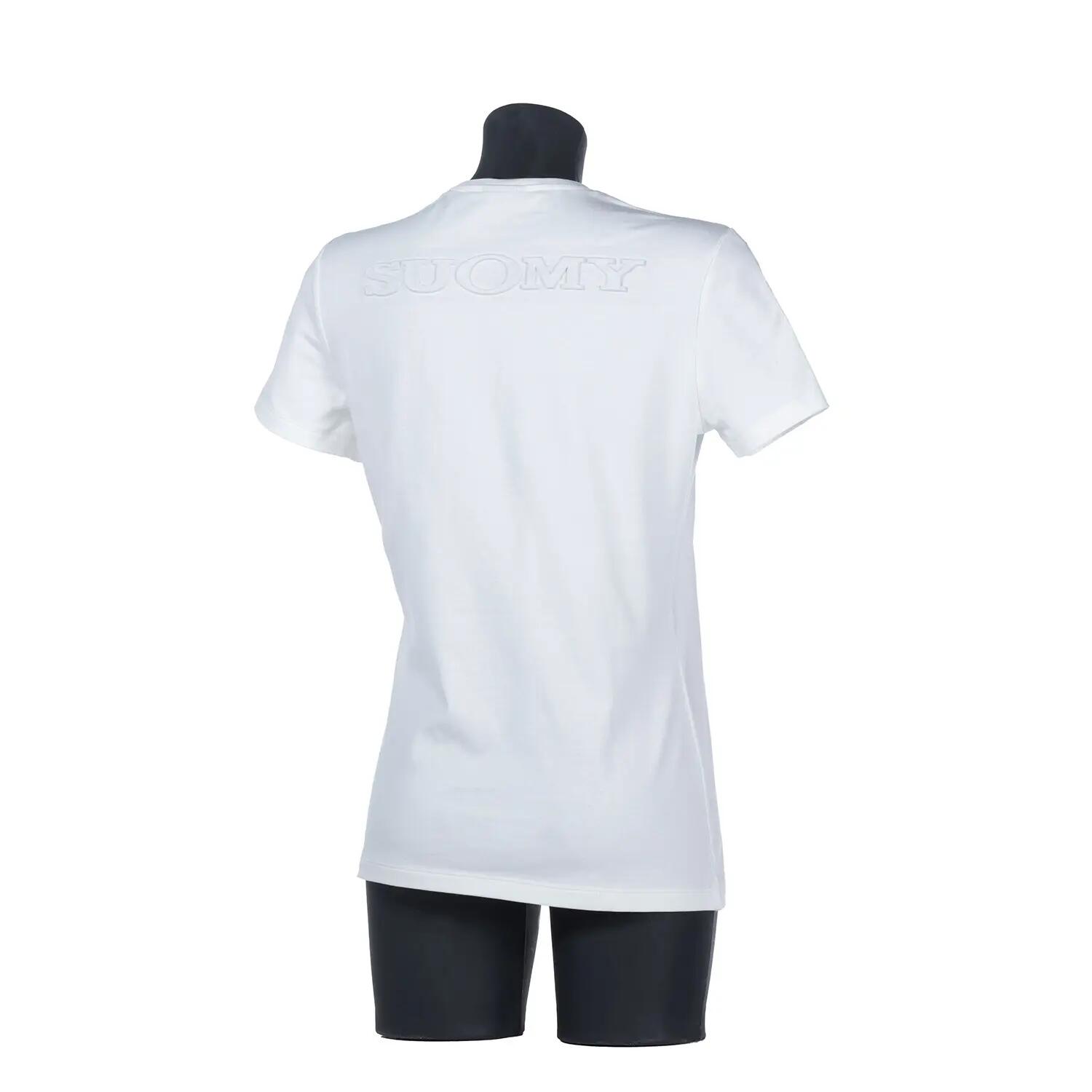 T-shirt femme blanc 2/2