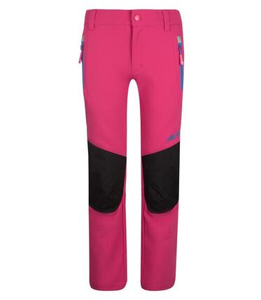 Pantalon Softshell pour enfants Lysefjord Imperméable Magenta