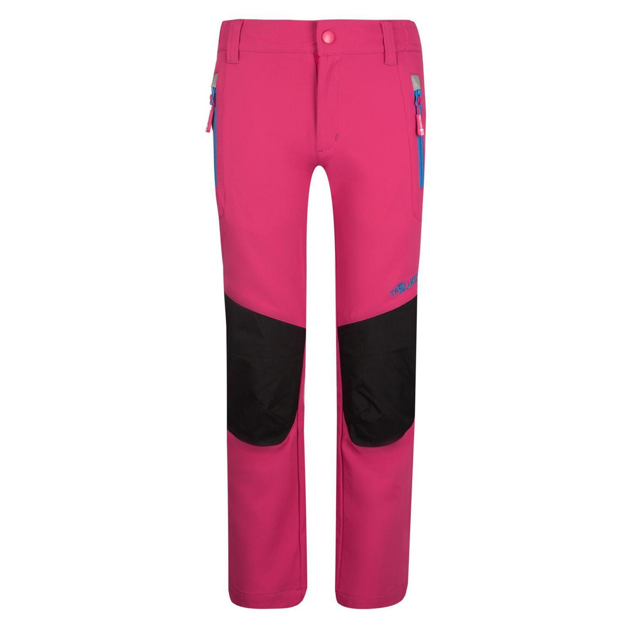 Pantaloni Lysefjord Waterproof Softshell per bambini Magenta