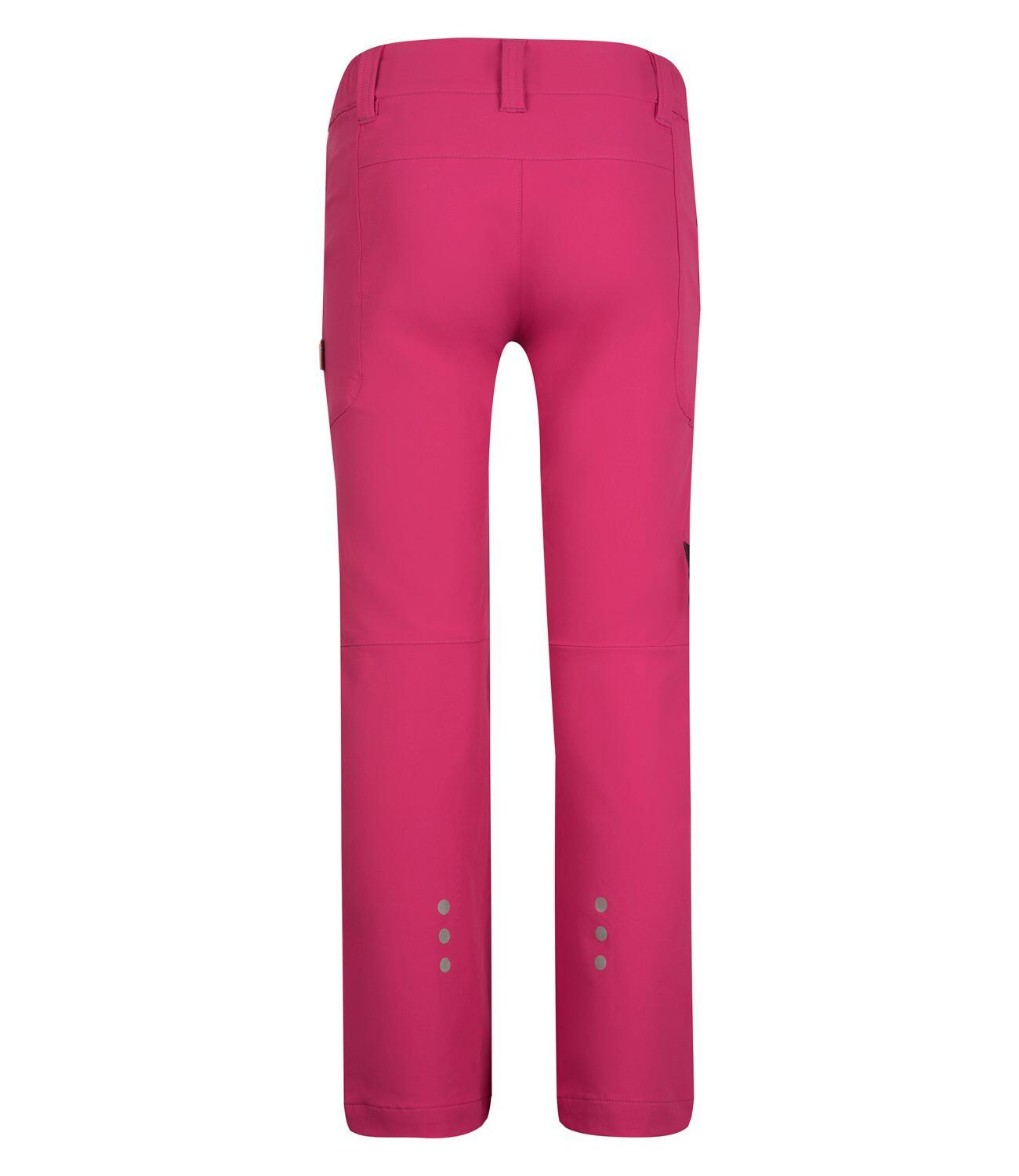 Pantalon Softshell pour enfants Lysefjord Imperméable Magenta 2/3