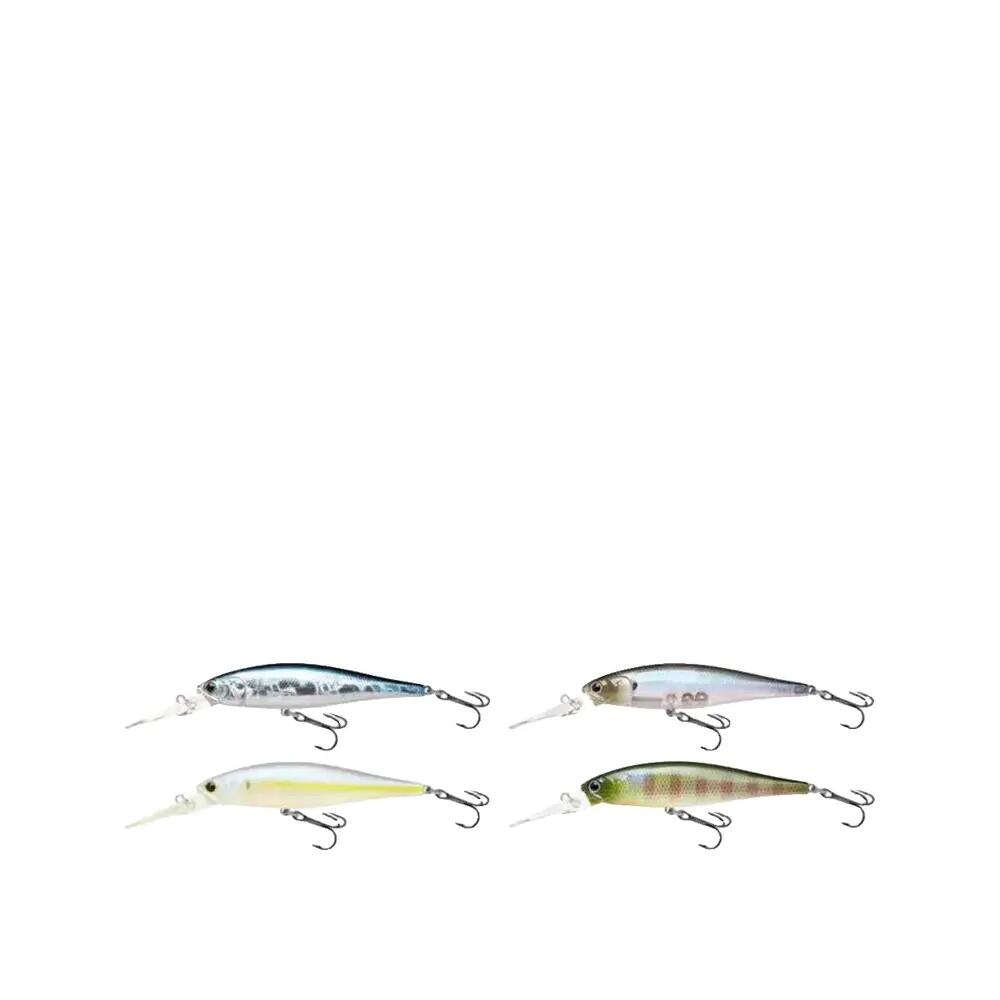 Appât de pêche Lucky Craft Pointer Ghost Minnow Argent 2/5